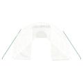 vidaXL Fóliovník s oceľovým rámom biely 60 m² 20x3x2 m