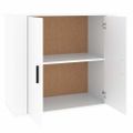 vidaXL Komoda biela 80x33x70 cm spracované drevo