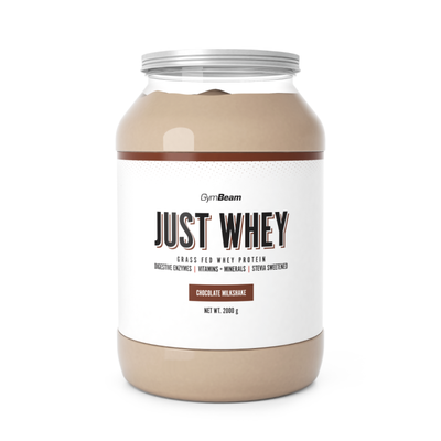 Just Whey Grass-Fed Protein – GymBeam, čokoládový milkshake, 2000 g