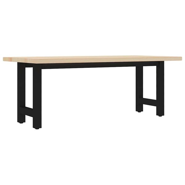 vidaXL Lavica 115x40x45 cm borovicové drevo