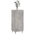 vidaXL Komoda betónovo sivá 34,5x34x90 cm spracované drevo