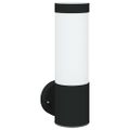 vidaXL Exteriérové nástenné svietidlo 2 ks Čierna 12 x 8,5 x 27 cm