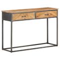 vidaXL Konzolový stolík 110x35x75 cm akáciový masív
