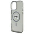 Karl Lagerfeld puzdro pre iPhone 16 Pro Max 6,9" KLHMP16XHLSKIK čierne Hard IML Metal Karl Head MagSafe