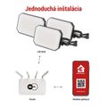 GoSmart vonkajší LED reflektor, štartovacia sada, 3 diely, 14 W, RGBIC stmievateľný, WiFi