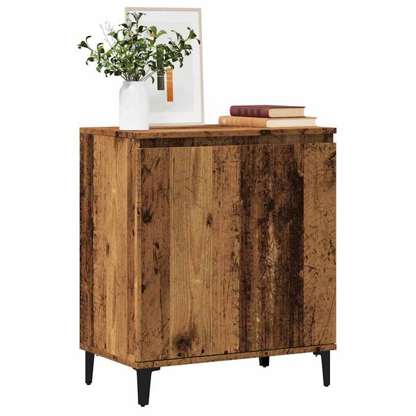vidaXL Komoda staré drevo 60x35x70 cm spracované drevo