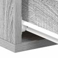 vidaXL Nástenné nočné stolíky 2 ks sivé sonoma 40x30x15cm sprac. drevo