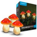 Modee dekoratívna solárna LED lampa v tvare húb DS006 AA 300mAh 3ks (ML-DS006)