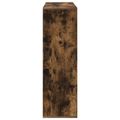 vidaXL Servírovacia skriňa Dymová dub 102 x 31 x 99,5 cm
