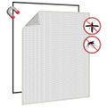 vidaXL Magnetická okenná sieťka proti hmyzu biela 100x120 cm