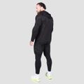Seamless legíny Static Black - GymBeam, veľkosť L, 72% polyester, 23% nylon 5% elastane