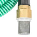 vidaXL Odsávacia hadica s mosadznými spojkami, zelená 1,1" 15 m, PVC