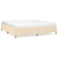 vidaXL Posteľný rám s boxspringom krémová 180x200 cm látka