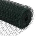 vidaXL Hexagonálny plotový základ 100 x 0,8 m PVC potiahnutá oceľ