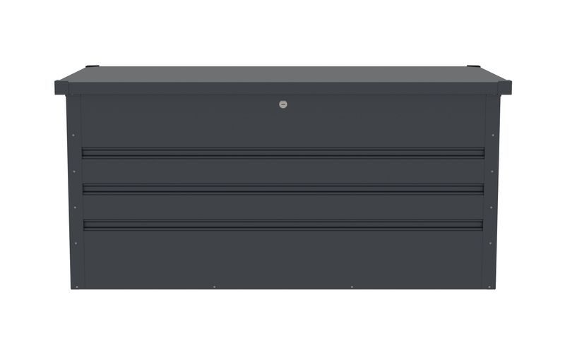 Záhradný box G21 Denver 400 L, antracitový plechový