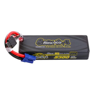 Batéria Gens Ace G-Tech 5300mAh, 7,4V, 100C, 2S1P, Lipo s EC5