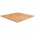 vidaXL Štvorcová stolová doska bledohnedá 90x90x1,5 cm lakovaný dub