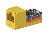 Modul - CAT 5e - UTP - RJ-45 - žltá