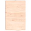 vidaXL Kúpeľňová doska 40x60x(2-6) cm neošetrený masív