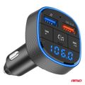 FM transmitter 2×USB-A 12/24V AMiO-04648