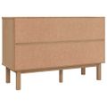 vidaXL Skrinka so zásuvkami OTTA 111x43x73,5 cm, borovica