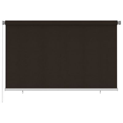 vidaXL Vonkajšia zatemňovacia roleta 240x140 cm hnedá HDPE
