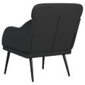 vidaXL Kreslo čierne 63x76x80 cm umelá koža