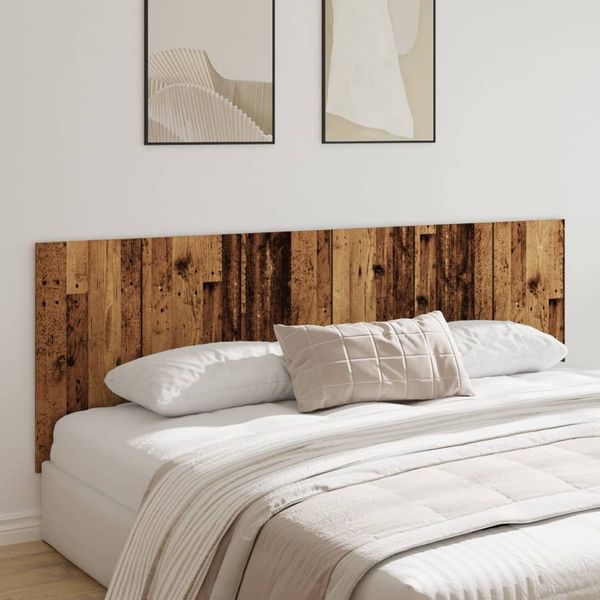 vidaXL Čelo postele staré drevo 240x1,5x80 cm kompozitné drevo
