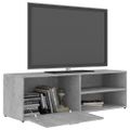 vidaXL TV skrinka, betónovo sivá 120x34x37 cm, kompozitné drevo