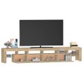 vidaXL TV skrinka s LED svetlami dub sonoma 230 x 36,5 x 40 cm