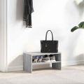 vidaXL Regál na topánky stohovateľné sivé sonoma 60x30x30,5 cm