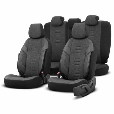 Sada autopotahů OTOM THRONE 102 SMOKED 3-ZIP