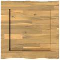 vidaXL Obdĺžnikový stôl 60 x 60 x 3,5 cm Štvorcový Biela