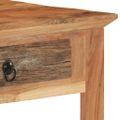 vidaXL Stôl 110x50x75 cm recyklovaný masív