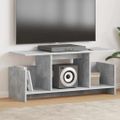 vidaXL TV stolík 102 x 35 x 45 cm Betónová šedá Kompozitné drevo