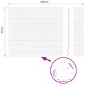 vidaXL Hexagonálny plot 1,5 x 10 m PVC Zelená
