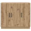 vidaXL Servírovacia skriňa Dub artisan 89 x 34,5 x 77 cm
