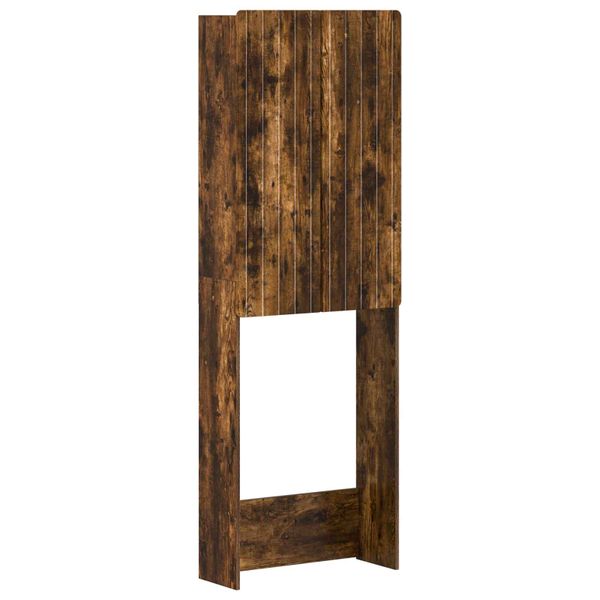 vidaXL Toaletná skriňa ZWOLLE Dymový dub 66 x 25,5 x 190 cm
