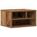 vidaXL Stojan na tlačiareň Staré drevo 40 x 32 x 22,5 cm