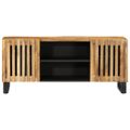 vidaXL TV skrinka 105x34x46 cm, surový mangový masív
