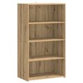 vidaXL Highboard Dub artisan 70 x 41 x 124 cm Kompozitné drevo