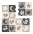Penová podložka puzzle REBEL RBY-2250-16 150 x 150 cm, s rámom, sivá Pěnová podložka puzzle REBEL RBY-2250-16 150 x 150 cm, s rámem, šedá