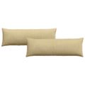 vidaXL Vankúše na pohovku 2 pcs Šedá zelená 120 x 40 cm