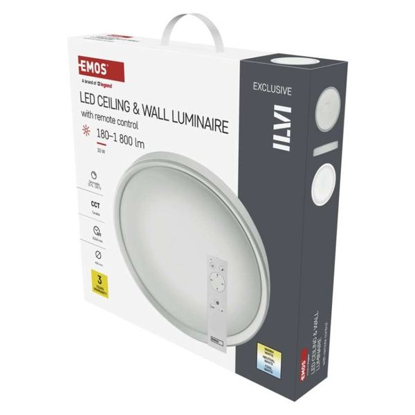 LED prisadené svietidlo ILVI, kruhové 30W, stmiev.so zmenou CCT