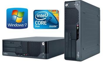 Použité Fujitsu E5731 C2D E7500 2930MHz, 2GB, 250GB, DVD+-RW, Win 7 Pro
