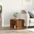 VidaXL Príručný stolík Old Wood 59x36x38 cm Engineered Wood