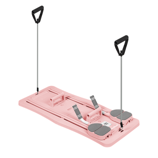 Fitness sada na pilates REBEL ACTIVE RBA-3069-PK multifunkční 9v1 růžová