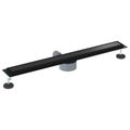 vidaXL Sprchový odtok 2 v 1 s 360° siphonom Čierna 80 cm