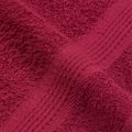 vidaXL Utierky na umývanie FROGN 10 ks bordové 30x30 cm 360 g/m²
