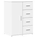 vidaXL Komody 2 ks biele 59x39x80 cm kompozitné drevo